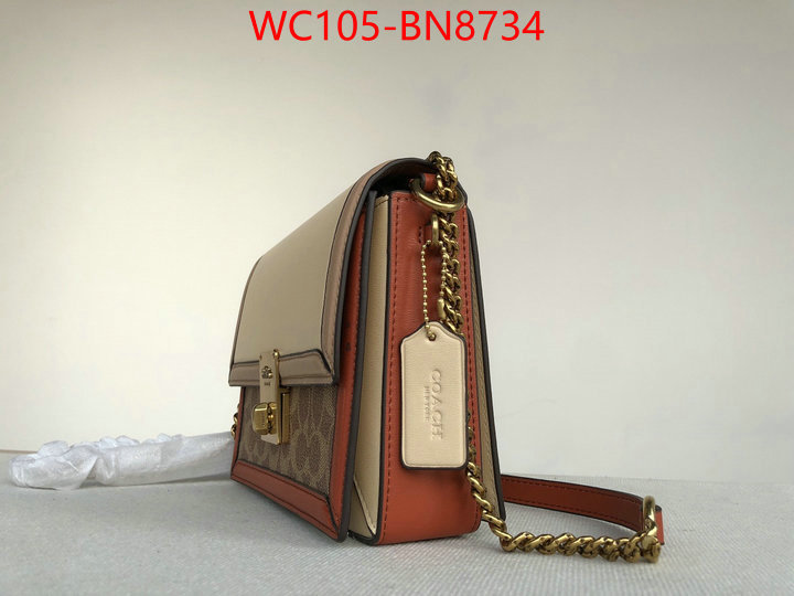 Coach Bags(4A)-Diagonal,replica aaaaa+ designer ,ID: BN8734,$: 105USD