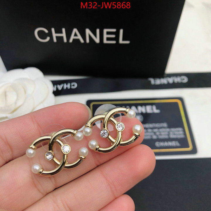 Jewelry-Chanel,online , ID: JW5868,$: 32USD