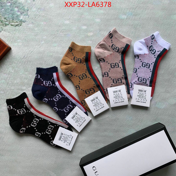 Sock-Gucci,top quality replica , ID: LA6378,$: 32USD