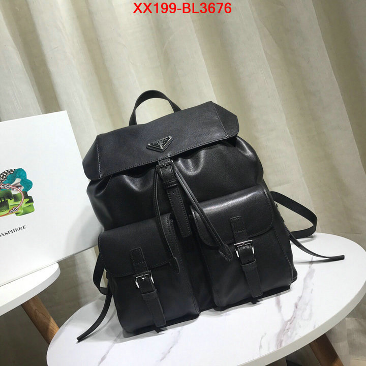 Prada Bags(TOP)-Backpack-,ID: BL3676,$: 199USD