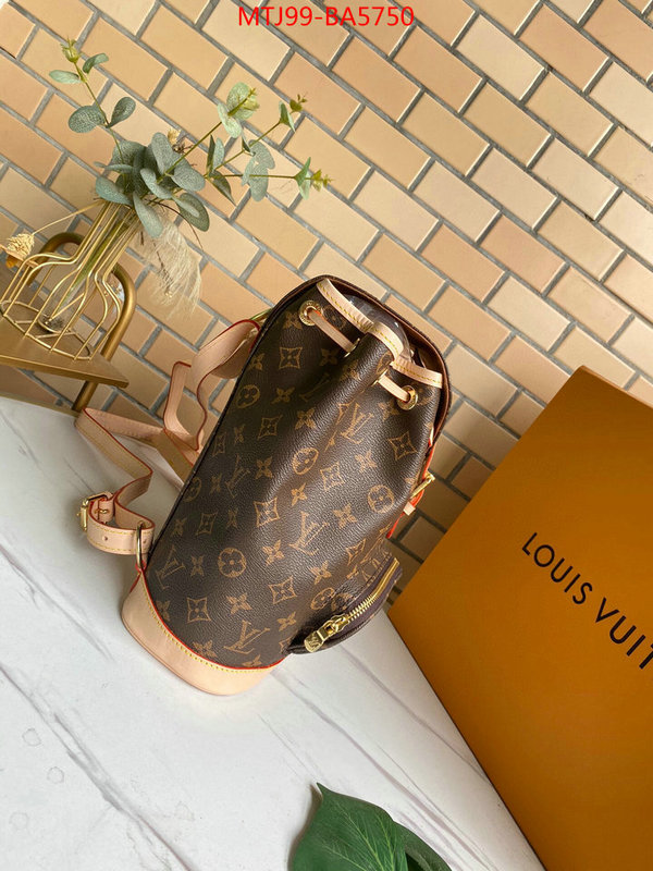 LV Bags(4A)-Backpack-,aaaaa+ replica ,ID: BA5750,$: 99USD