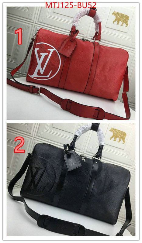 LV Bags(4A)-Keepall BandouliRe 45-50-,aaaaa+ class replica ,ID: BU52,$: 125USD