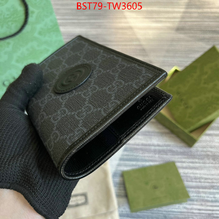 Gucci Bags(TOP)-Wallet-,aaaaa+ replica designer ,ID: TW3605,$: 79USD