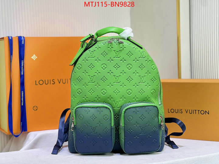 LV Bags(4A)-Backpack-,replicas ,ID: BN9828,$: 115USD