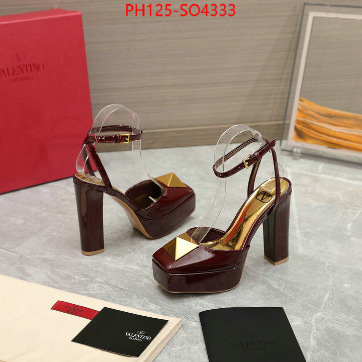 Women Shoes-Valentino,what's the best to buy replica , ID: SO4333,$: 125USD