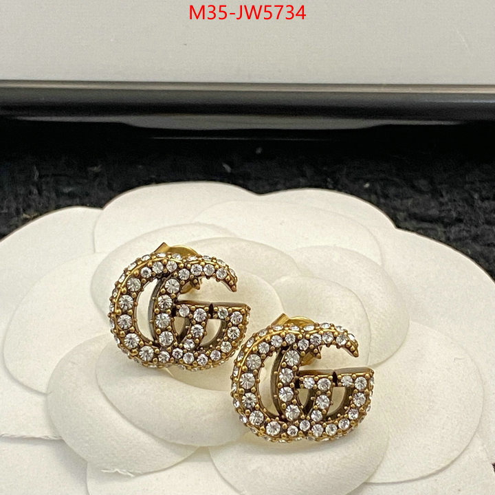 Jewelry-Gucci,only sell high quality ,ID: JW5734,$: 35USD