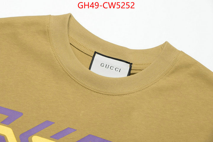 Clothing-Gucci,how to buy replica shop , ID: CW5252,$: 49USD