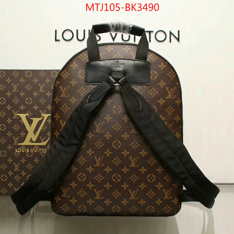 LV Bags(4A)-Backpack-,ID: BK3490,$:105USD