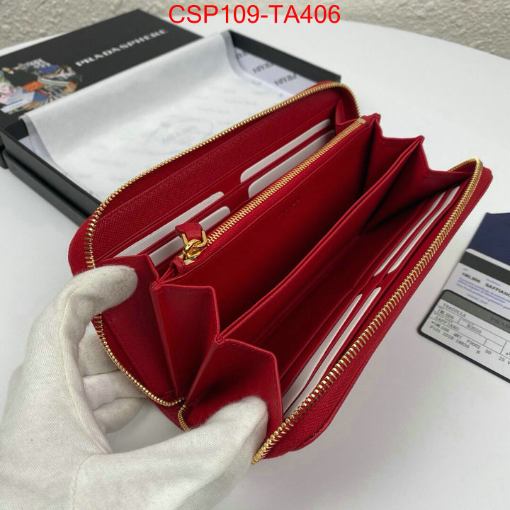 Prada Bags(TOP)-Wallet,ID:TA406,$: 109USD