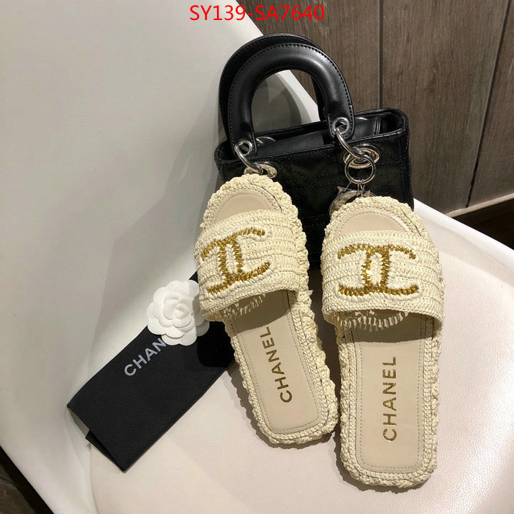 Women Shoes-Chanel,buy replica , ID: SA7640,$: 139USD