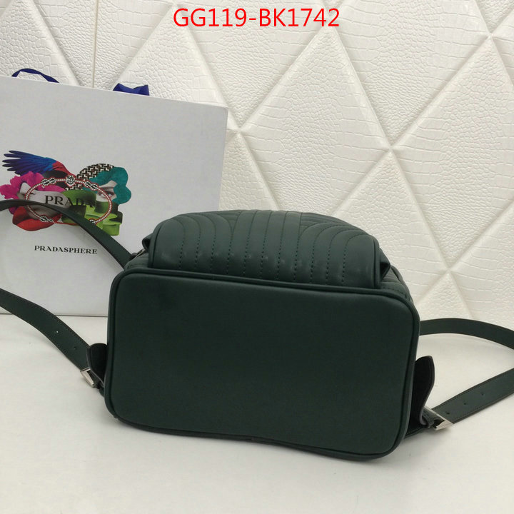 Prada Bags(4A)-Backpack-,from china 2023 ,ID: BK1742,$:119USD