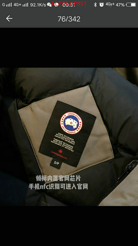 Down jacket Women-Canada Goose,replica sale online , ID: CP851,$:279USD