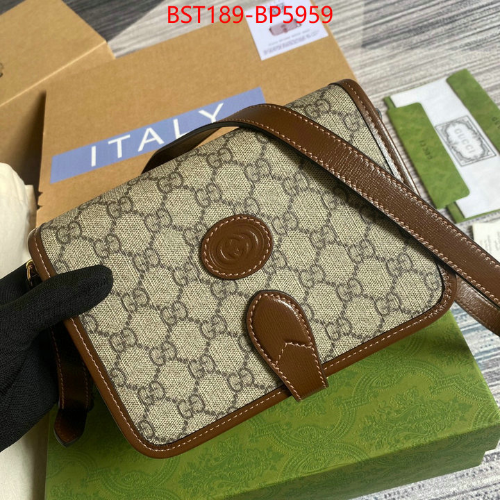 Gucci Bags(TOP)-Diagonal-,ID: BP5959,$: 189USD