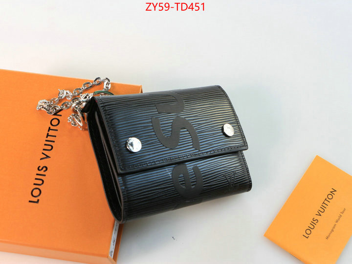 LV Bags(4A)-Wallet,ID: TD451,$: 59USD