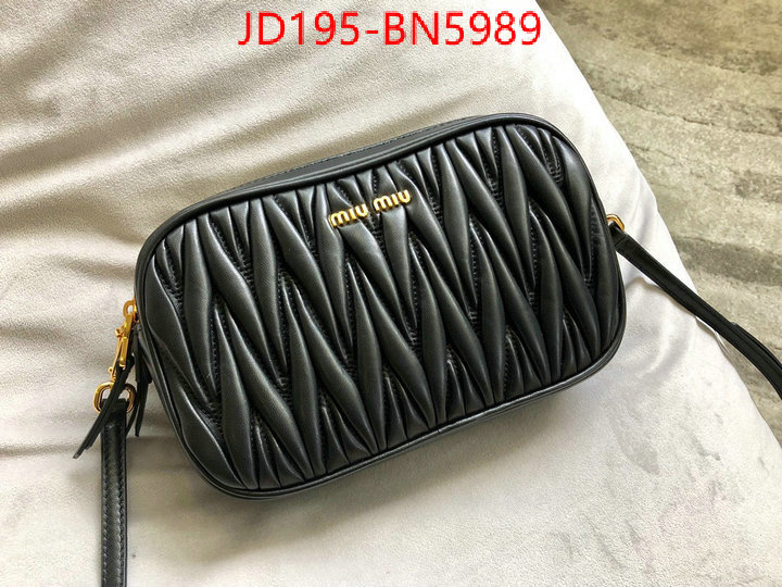 Miu Miu Bags(TOP)-Diagonal-,2023 perfect replica designer ,ID: BN5989,$: 195USD