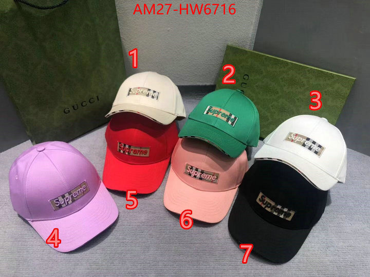 Cap (Hat)-Supreme,buy , ID: HW6716,$: 27USD
