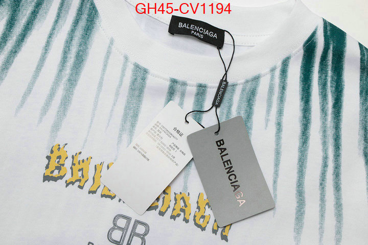 Clothing-Balenciaga,what best designer replicas , ID: CV1194,$: 45USD