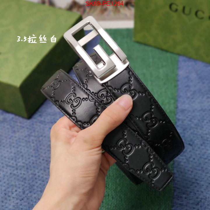 Belts-Gucci,high quality designer , ID: PE1294,$: 69USD