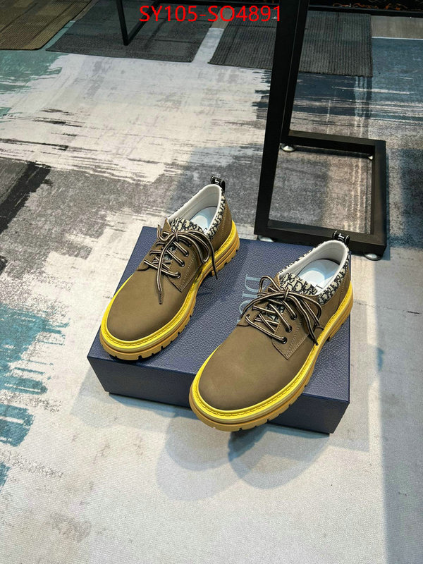 Men shoes-Dior,top fake designer , ID: SO4891,$: 105USD