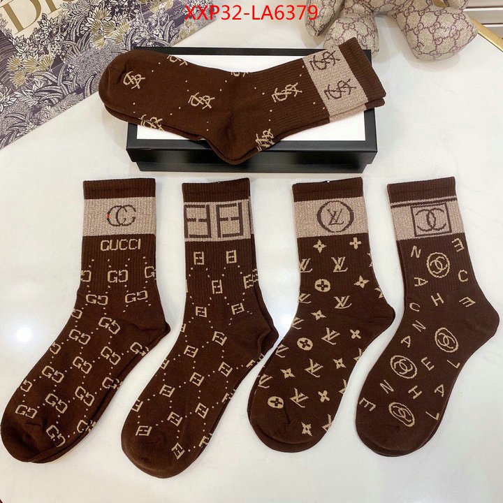 Sock-Gucci,at cheap price , ID: LA6379,$: 32USD