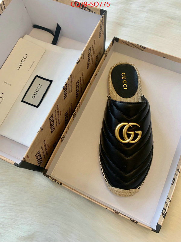 Women Shoes-Gucci,top fake designer , ID: SO775,$: 79USD