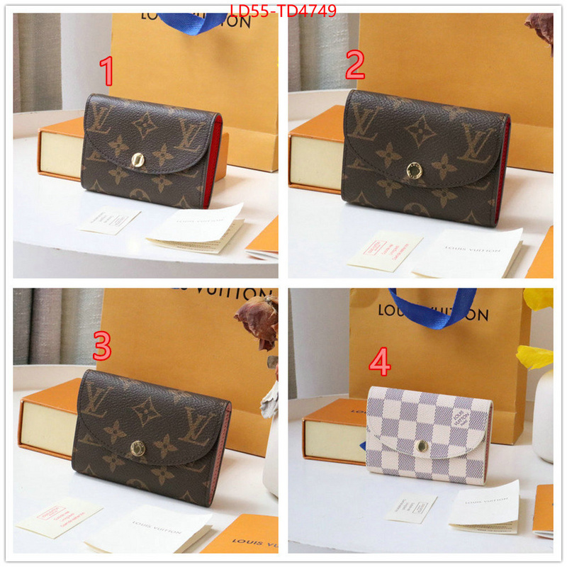 LV Bags(TOP)-Wallet,ID: TD4749,$: 55USD