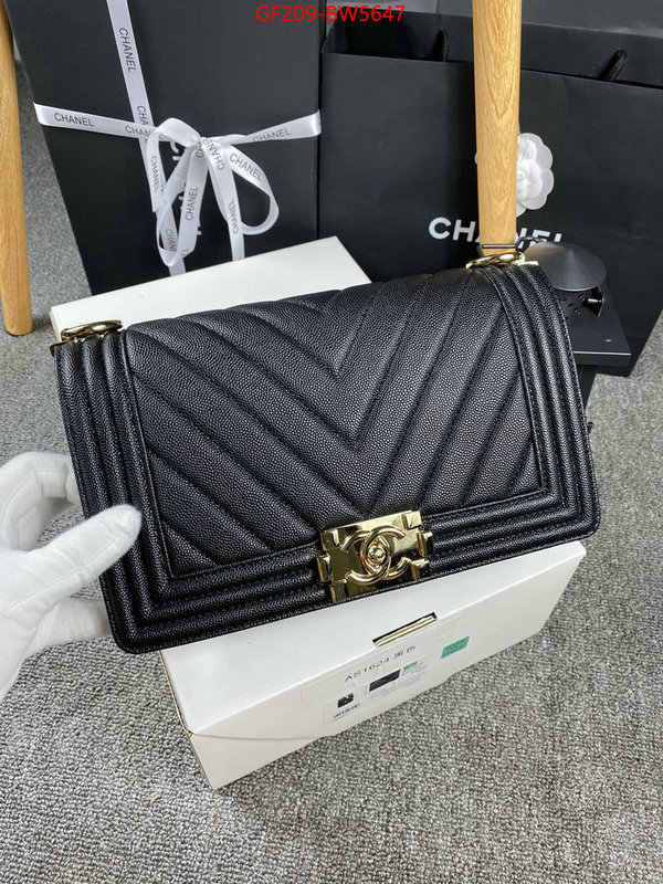 Chanel Bags(TOP)-Le Boy,ID: BW5647,$: 209USD