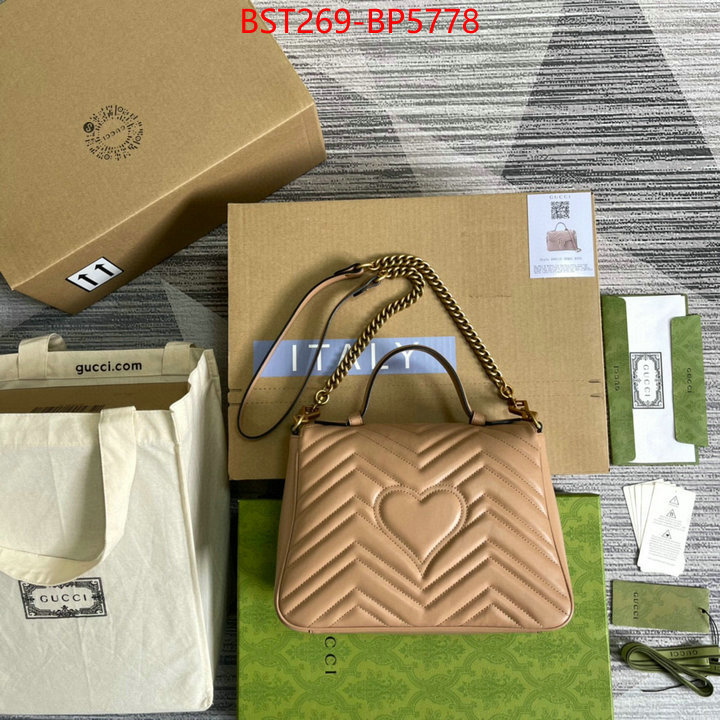 Gucci Bags(TOP)-Marmont,high quality replica ,ID: BP5778,$: 269USD