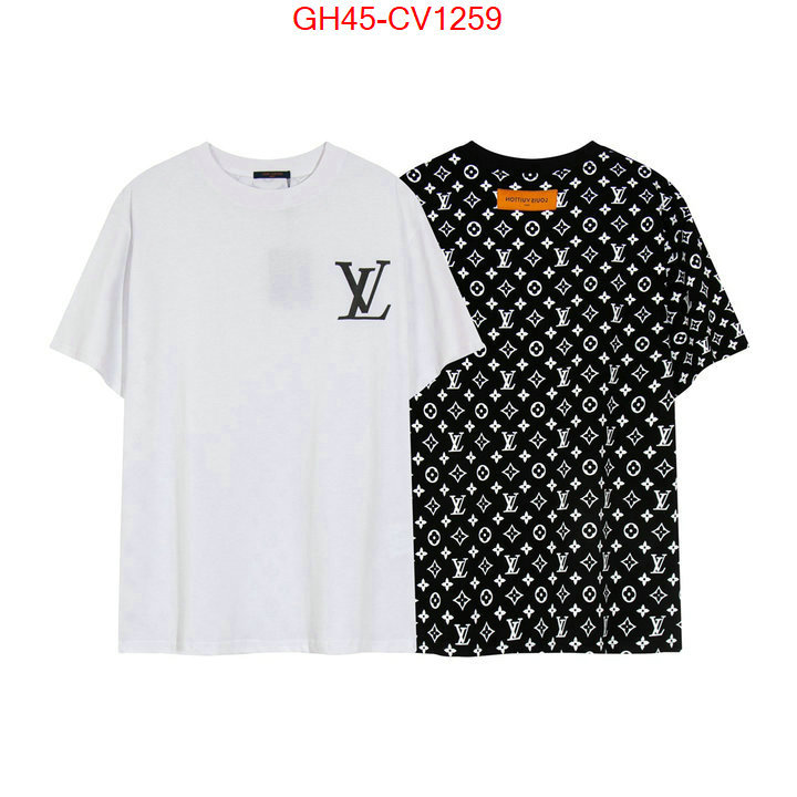 Clothing-LV,wholesale 2023 replica , ID: CV1259,$: 45USD