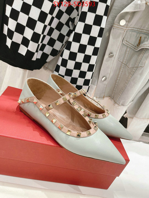 Women Shoes-Valentino,wholesale 2023 replica , ID: SD3593,$: 129USD