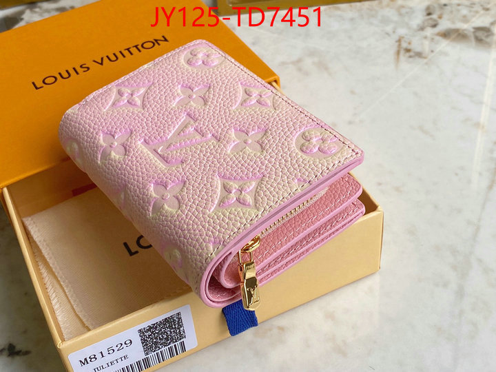 LV Bags(TOP)-Wallet,ID: TD7451,$: 125USD