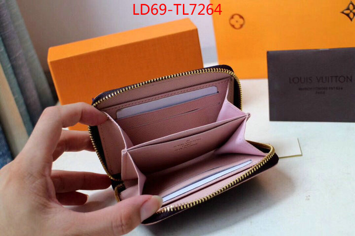 LV Bags(TOP)-Wallet,ID: TL7264,$: 69USD