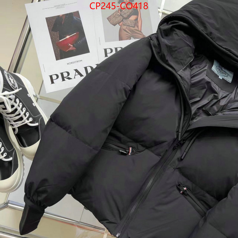 Down jacket Women-Prada,same as original , ID: CO418,$: 245USD