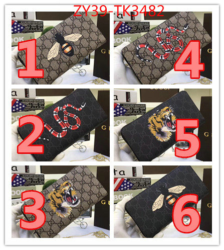 Gucci Bags(4A)-Wallet-,ID: TK3482,$:39USD