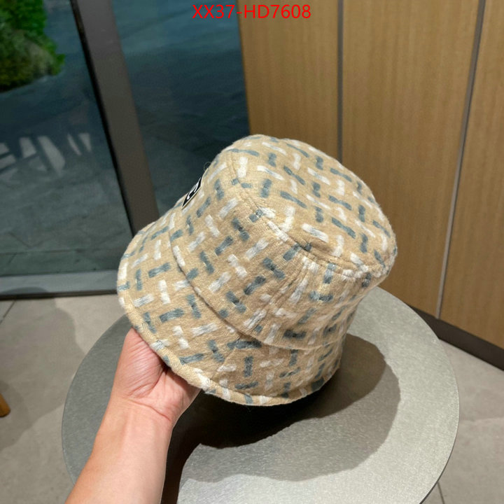 Cap (Hat)-Chanel,high quality designer , ID: HD7608,$: 37USD