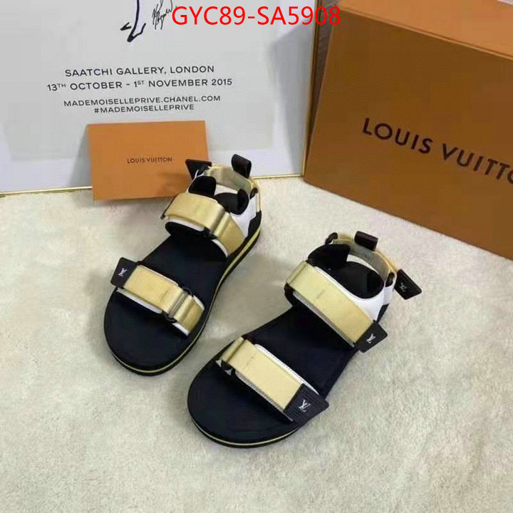 Women Shoes-LV,wholesale imitation designer replicas , ID: SA5908,$: 89USD