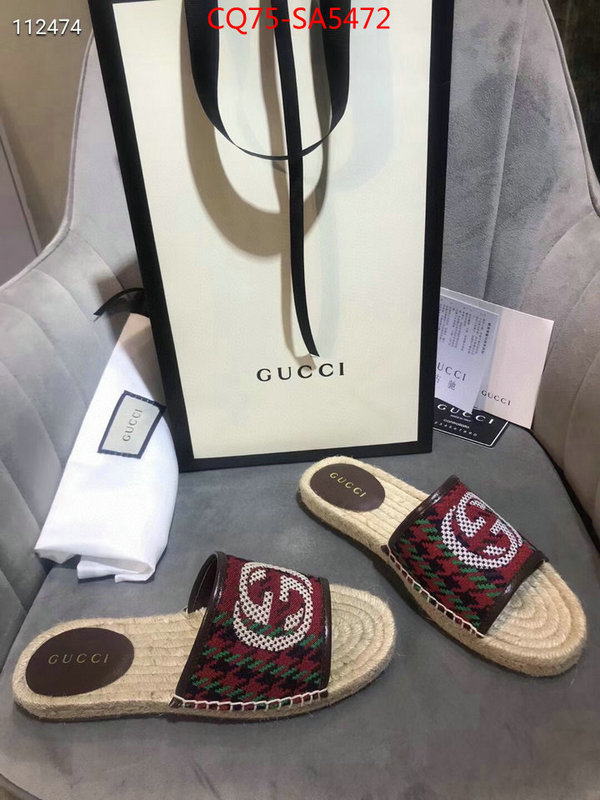 Women Shoes-Gucci,best luxury replica , ID: SA5472,$: 75USD