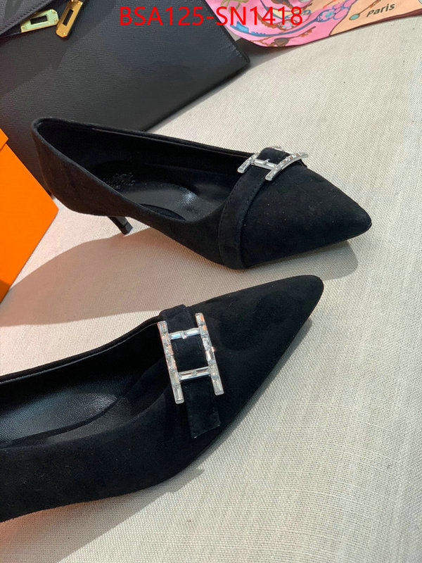 Women Shoes-Hermes,is it illegal to buy , ID: SN1418,$: 125USD