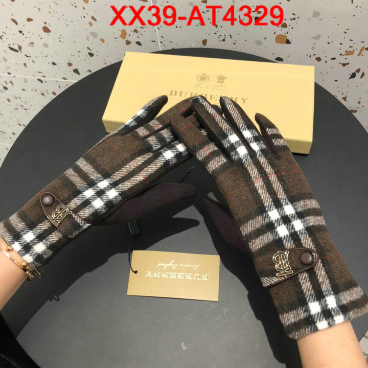 Gloves-Burberry,high quality perfect , ID: AT4329,$: 39USD