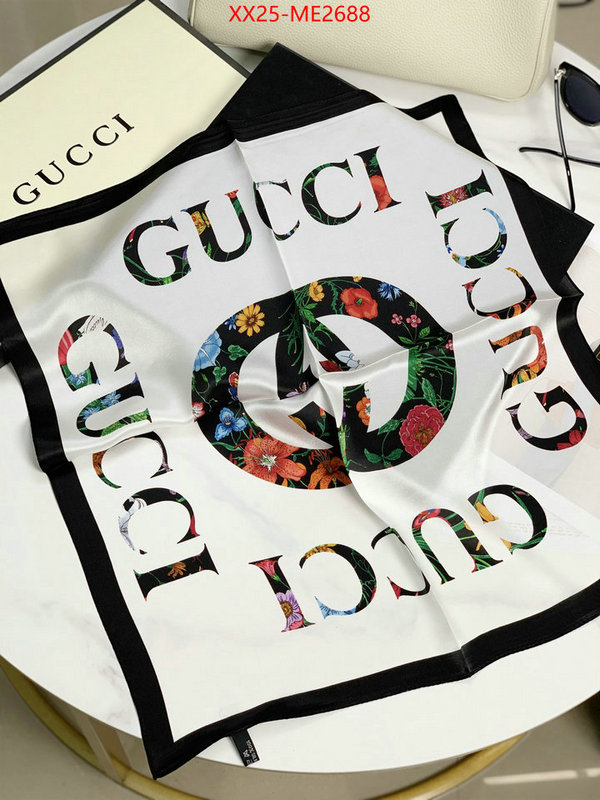 Scarf-Gucci,wholesale designer shop , ID: ME2688,$: 25USD