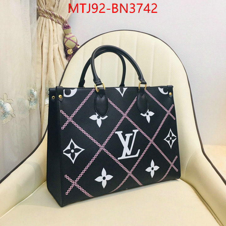 LV Bags(4A)-Handbag Collection-,ID: BN3742,$: 92USD