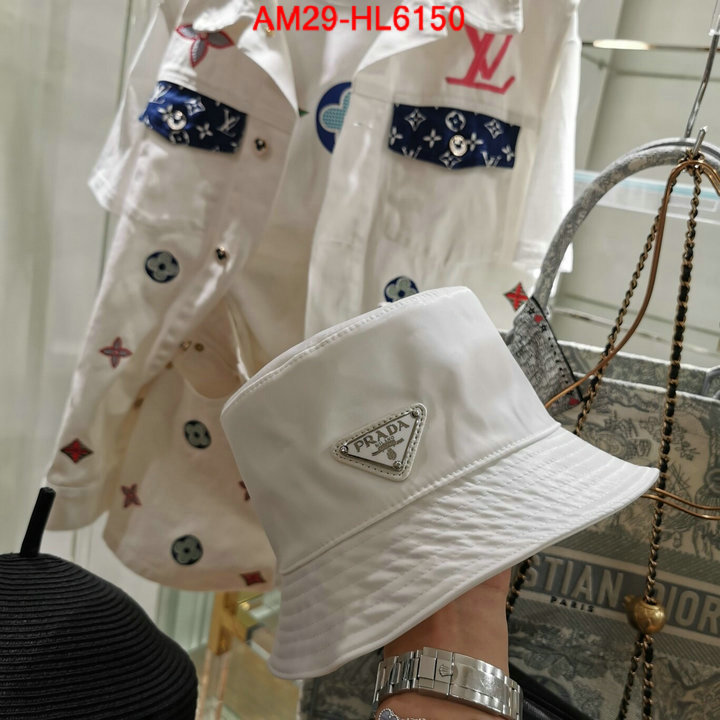 Cap (Hat)-Prada,high quality 1:1 replica , ID: HL6150,$: 29USD