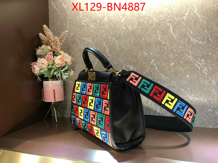 Fendi Bags(4A)-Peekaboo,2023 aaaaa replica 1st copy ,ID: BN4887,$: 129USD