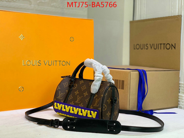 LV Bags(4A)-Speedy-,top 1:1 replica ,ID: BA5766,$: 75USD