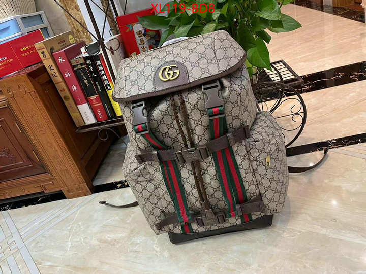 Gucci Bags(4A)-Backpack-,replicas buy special ,ID: BD8,$: 119USD