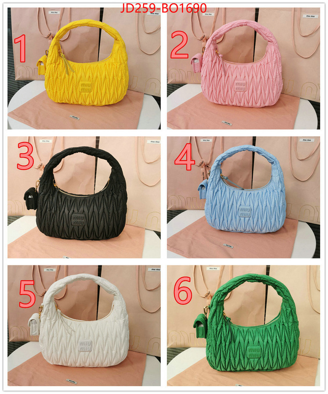 Miu Miu Bags(TOP)-Handbag-,sellers online ,ID: BO1690,$: 259USD