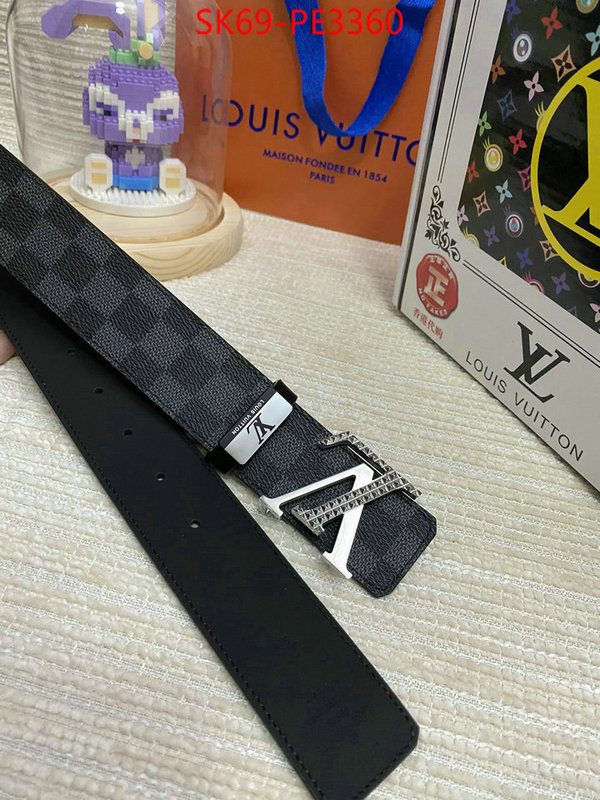 Belts-LV,2023 perfect replica designer , ID: PE3360,$: 69USD