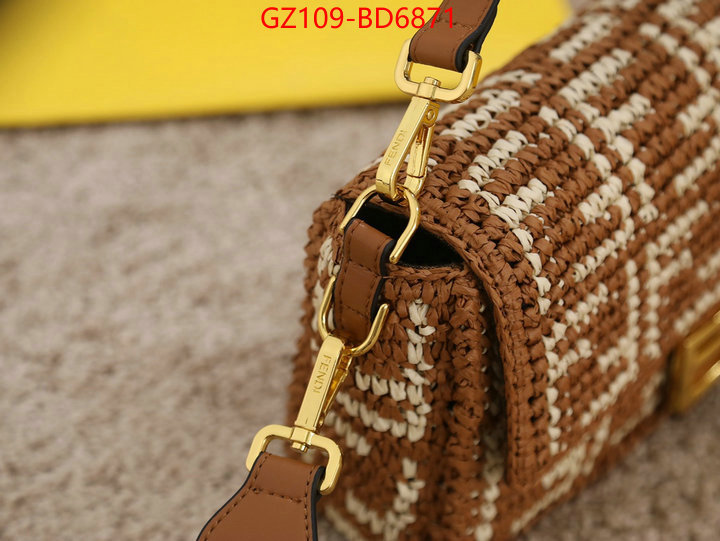 Fendi Bags(4A)-Baguette-,high quality happy copy ,ID: BD6871,$: 109USD