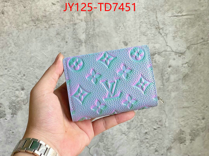 LV Bags(TOP)-Wallet,ID: TD7451,$: 125USD