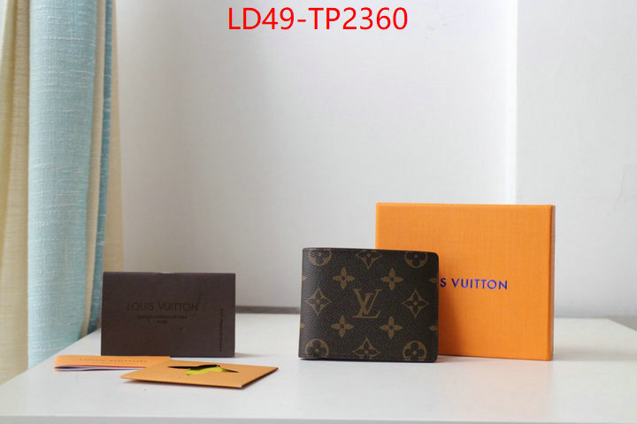 LV Bags(TOP)-Wallet,ID: TP2360,$: 49USD